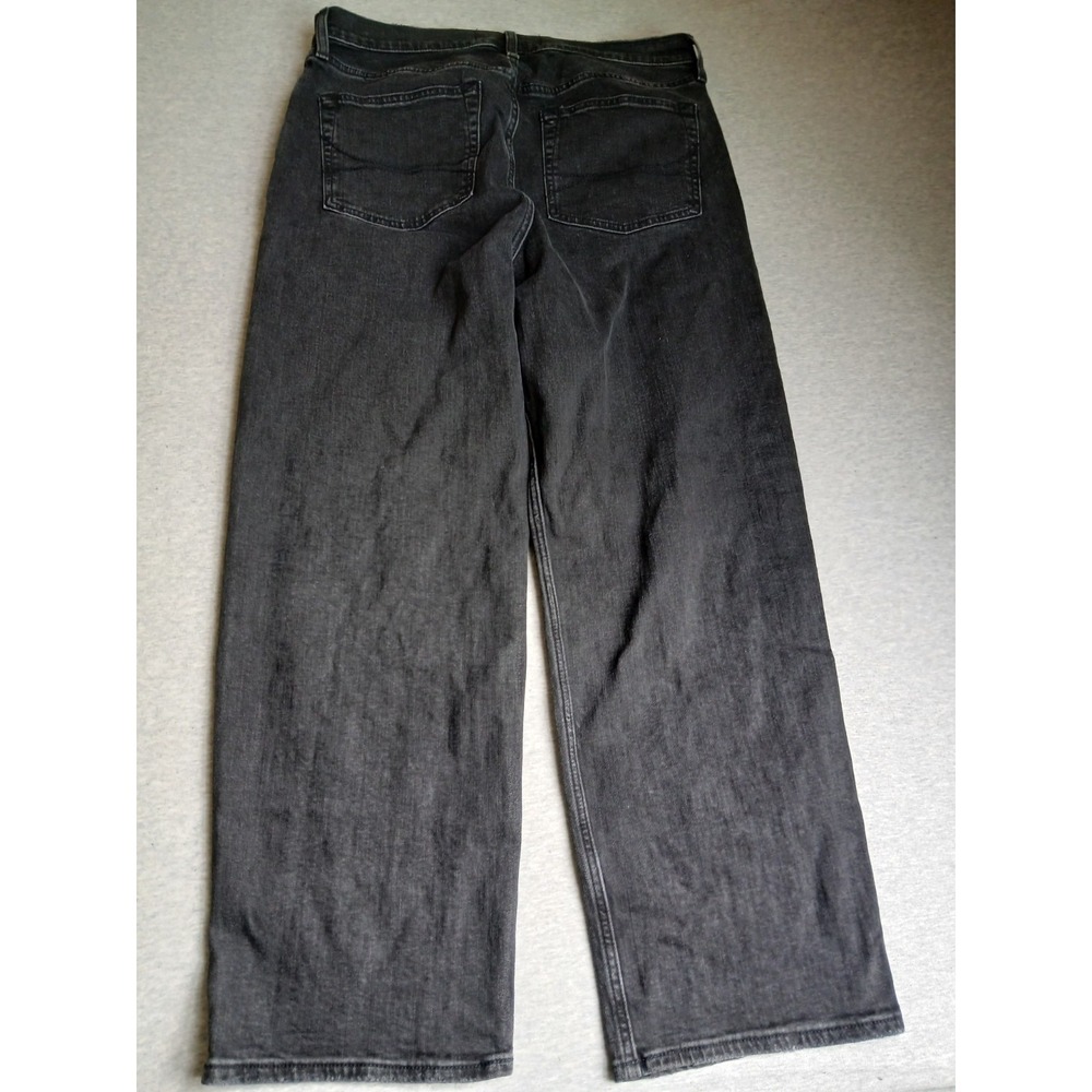 Hollister Jeans 33x32 Mens Baggy Relaxed Fit Black Skater Grunge Retro